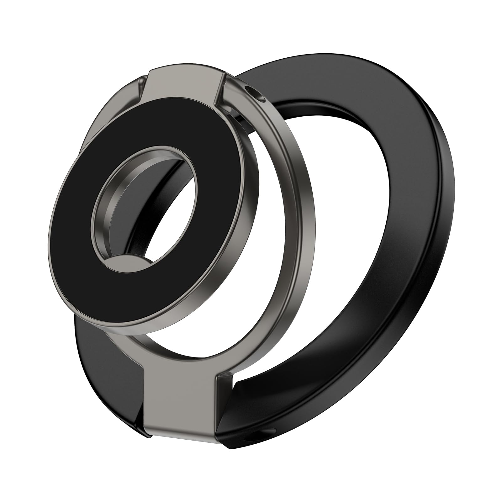 Magnetic Phone Ring Holder for Samsung Galaxy S26 S25 Ultra S25 S24 FE S24 | Removable Magsafe Phone Grip with Kickstand for iPhone Air 17 Pro Max 17e 16e 16 15 14 13 12 Pro Max, Fit Magnetic Car Mount