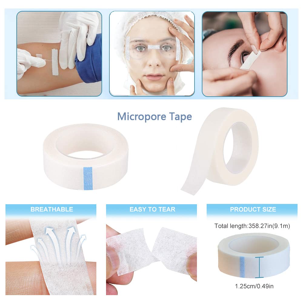 Protezione per Gli Occhi Dopo Operazioni, Trasparente, Ventilata Paraocchi, Clear Eye Protect Shield, Med Cataratta Sur-gery Proteggere la copertura (2 pezzi) (Modello con adesivo)