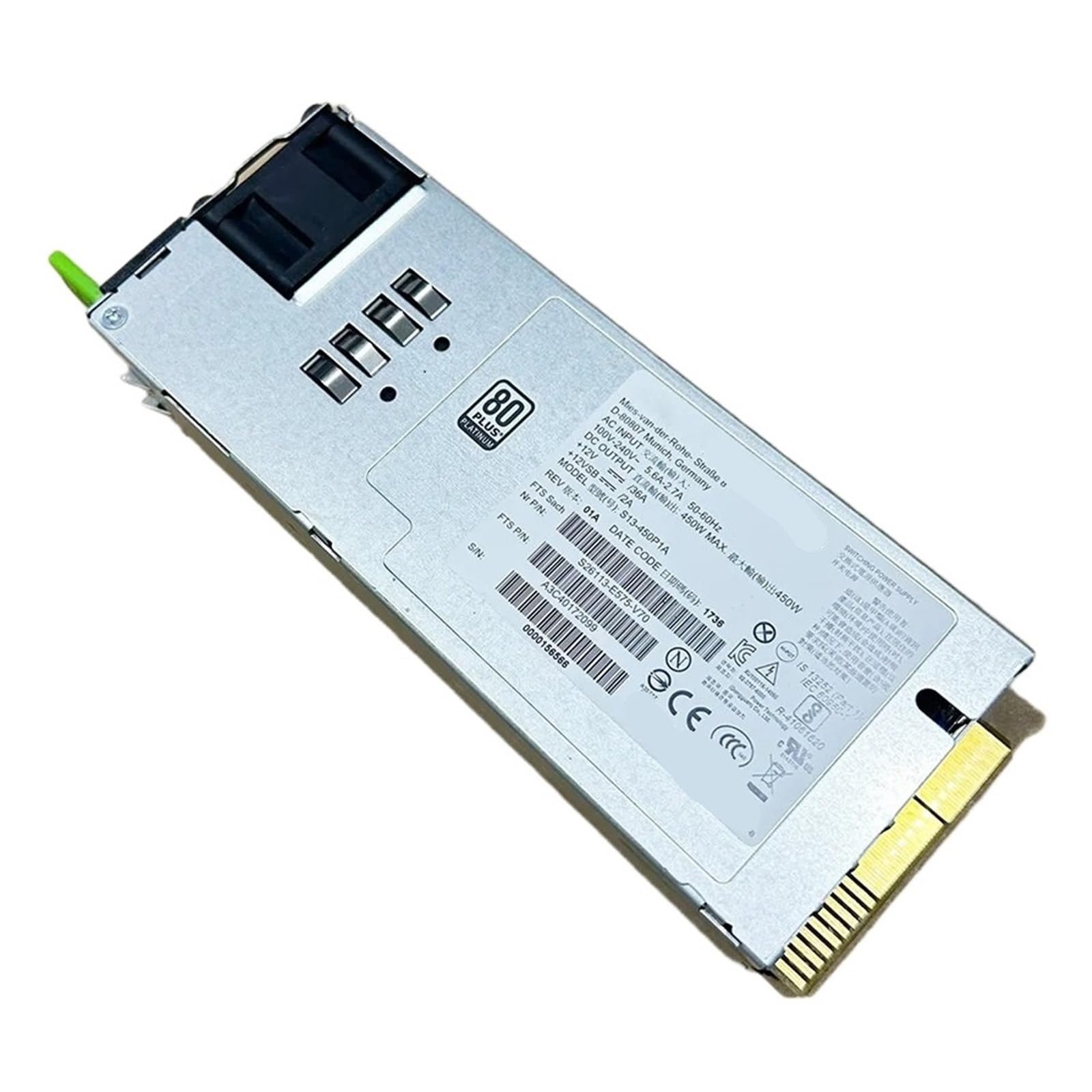 CXFCIHFT 450W Server Power Supply S26113-E575-V70 S13-450P1A