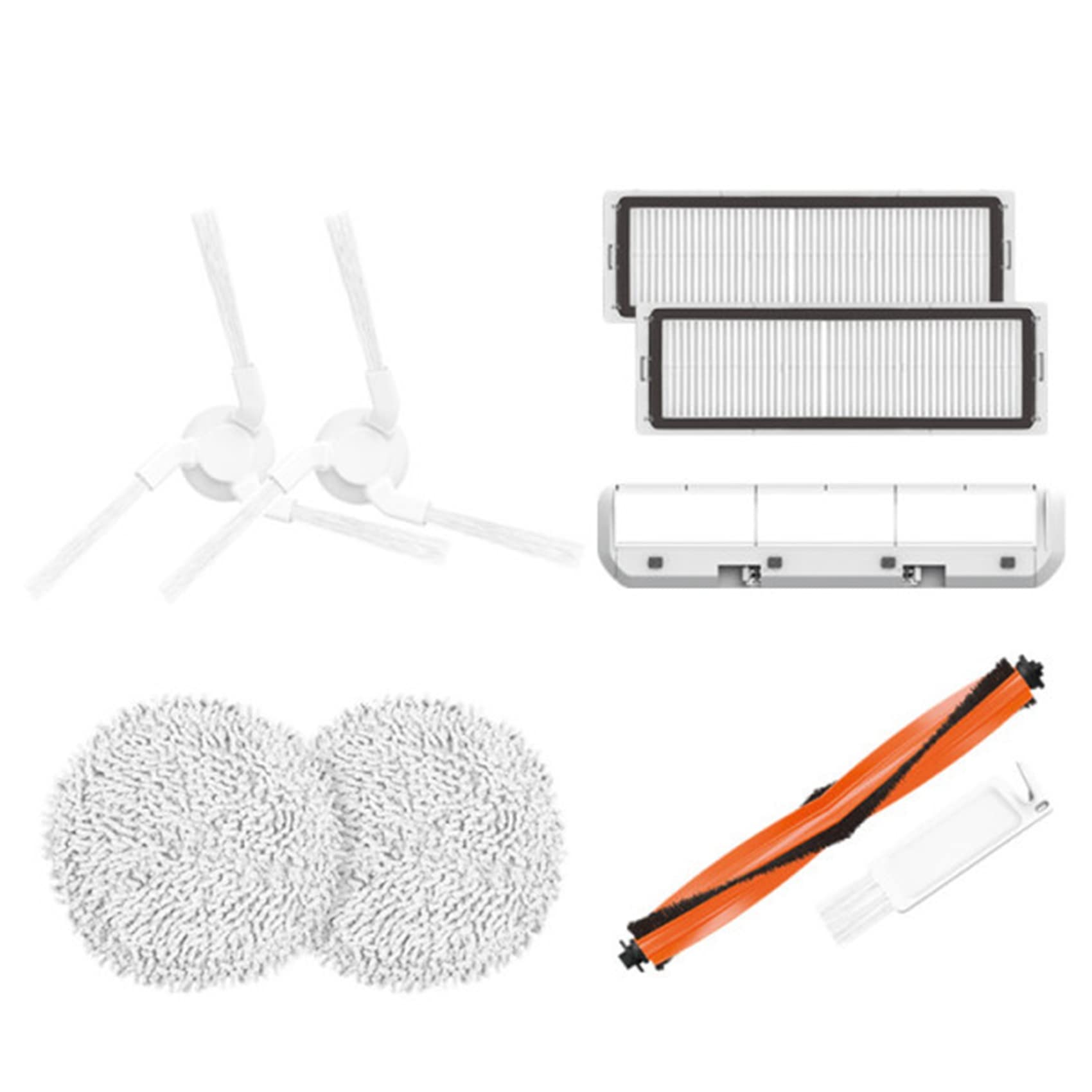 Filtre HEPA haute efficacité et brosses pour robot aspirateur autonome