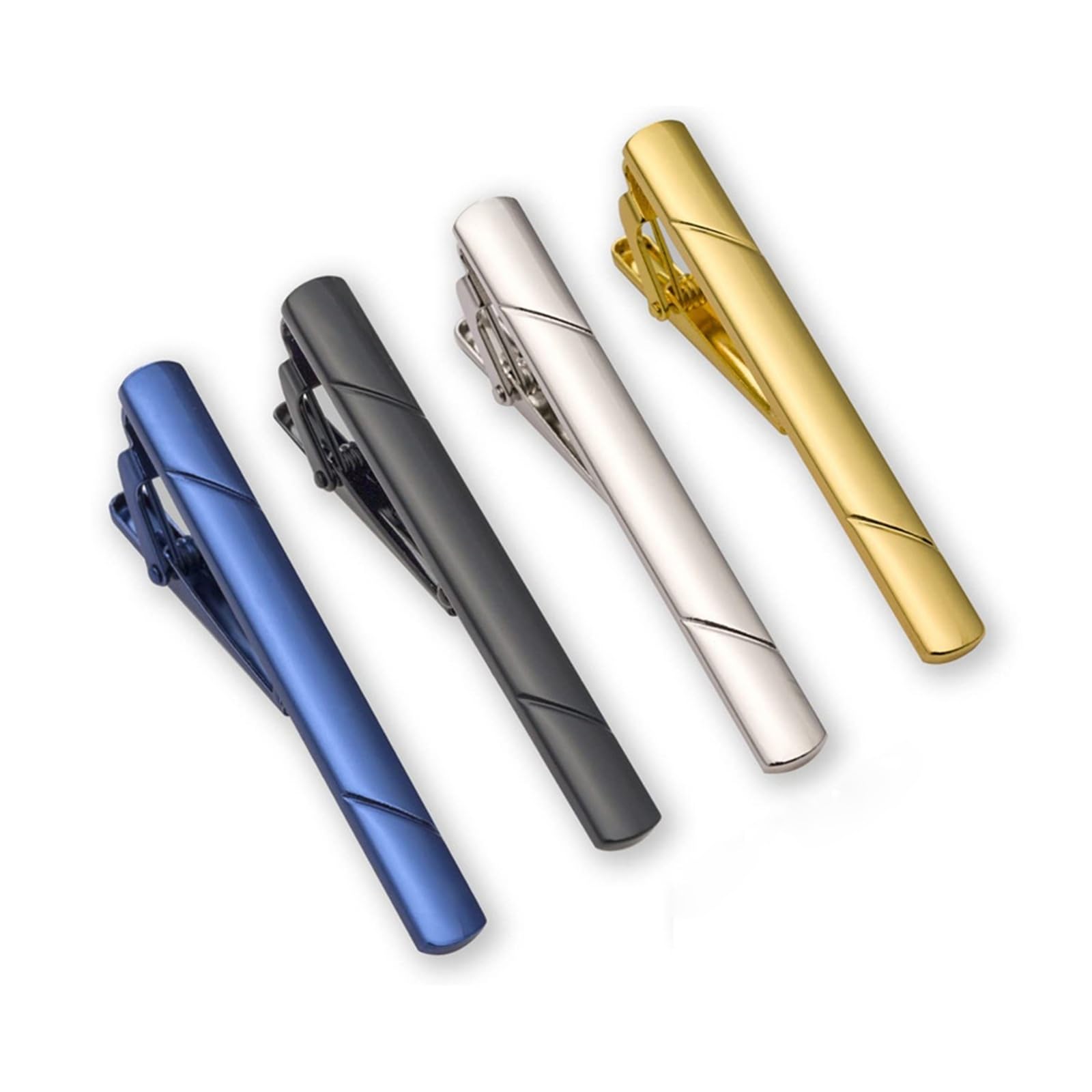Alfiler de corbata de cobre de 14 quilates para hombre, clásico para negocios, bodas y reuniones