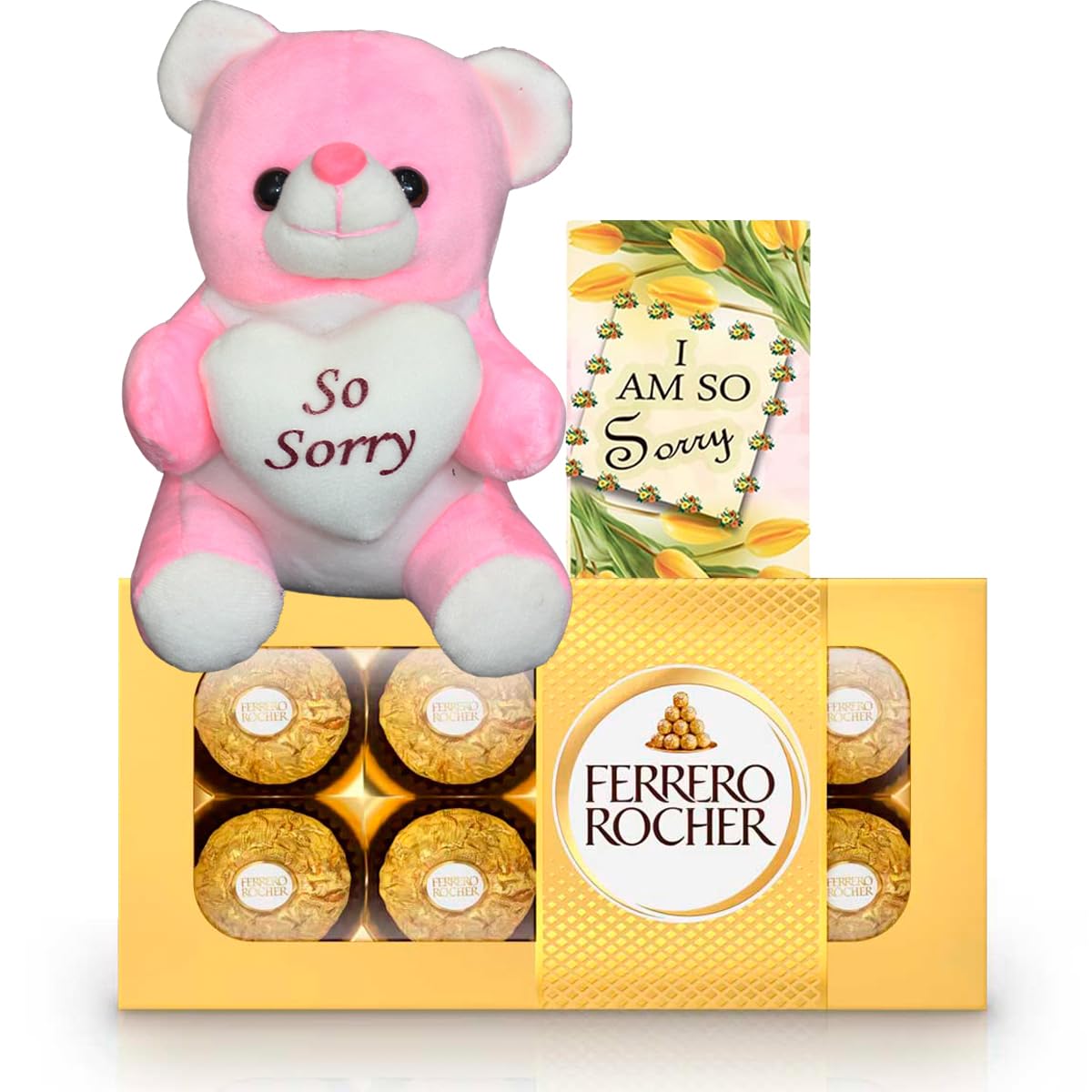 Saugat Traders Sorry Gift combo - Sorry Greeting Card with Chocolate & Teddy Bear - Gift for Girlfriend - Boyfriend - Apology Gifts For Husband - Wife - Friend (B0CP7ZYSH9) Amazon Price History, Amazon Price Tracker