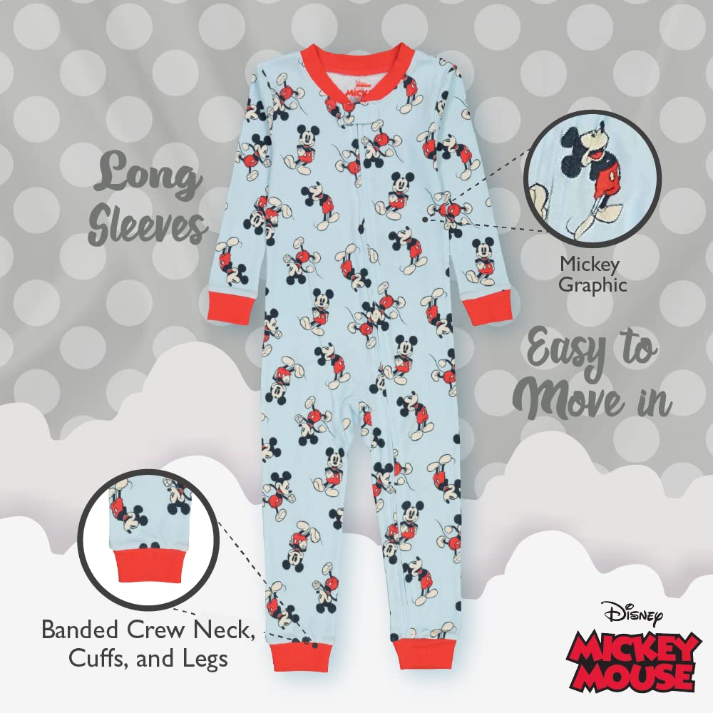 Disney Pijama Mickey Mouse de algodón sin patas para niño