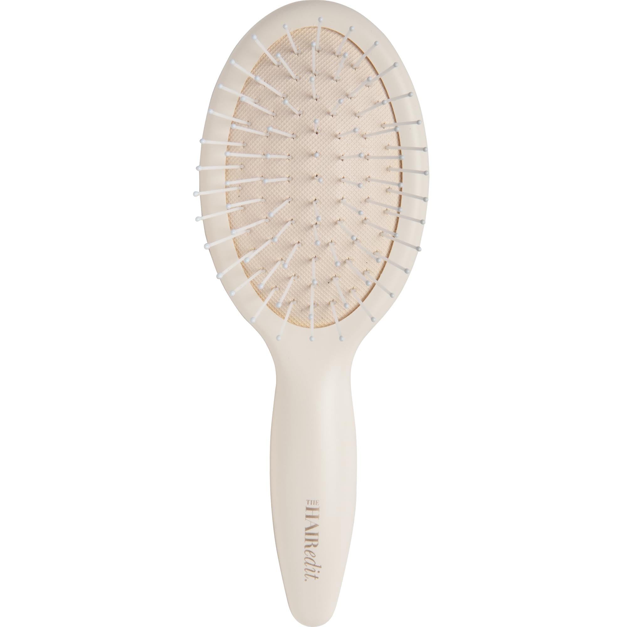 The Hair Edit Mini Smooth & Polish Detangling Hair Brush for Wet or Dry Hair, Ultra Light-Weight Travel Size Hairbrush, Ball-Tipped Nylon Pins for