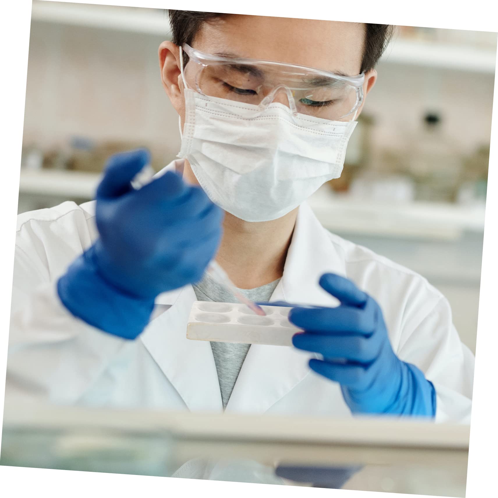 Zerodeko Plaques de Réaction en Laboratoire pour Tests Chimiques Facile à Utiliser Matériau Porcelaine en Céramique Blanche Lot de 5 6 Trous pour Expériences Scientifiques