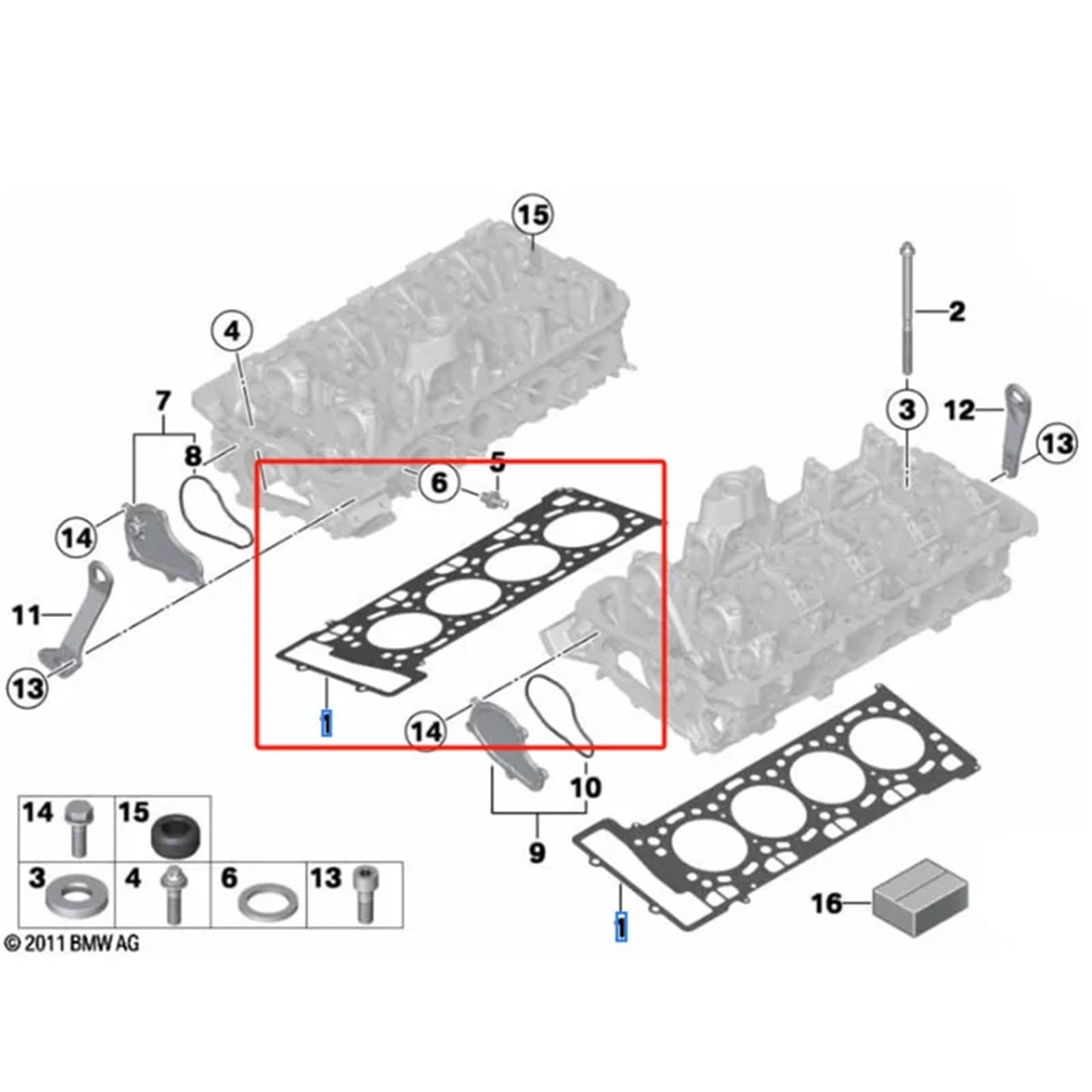 Do X5 550i 750i 61-36445-00 11127567765 0,75MM uszczelka głowicy cylindrów silnika 11128008122 Seal Oil Cooler Gasket