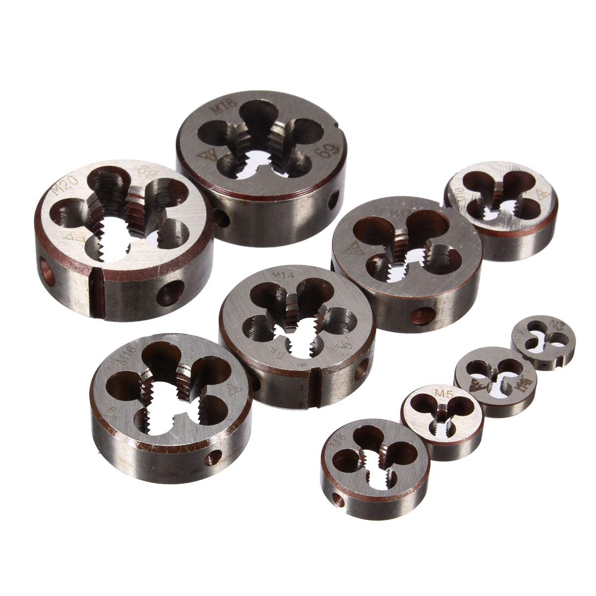 RanDal M3-M20 Metric Right Hand Thread Alloy Steel Die Wrench - M5