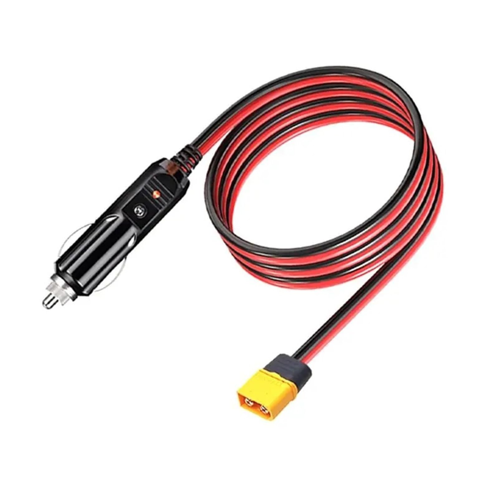 XT60 Câble allume-cigare 14 AWG 3 m 12 V 24 V Adaptateur de voiture
