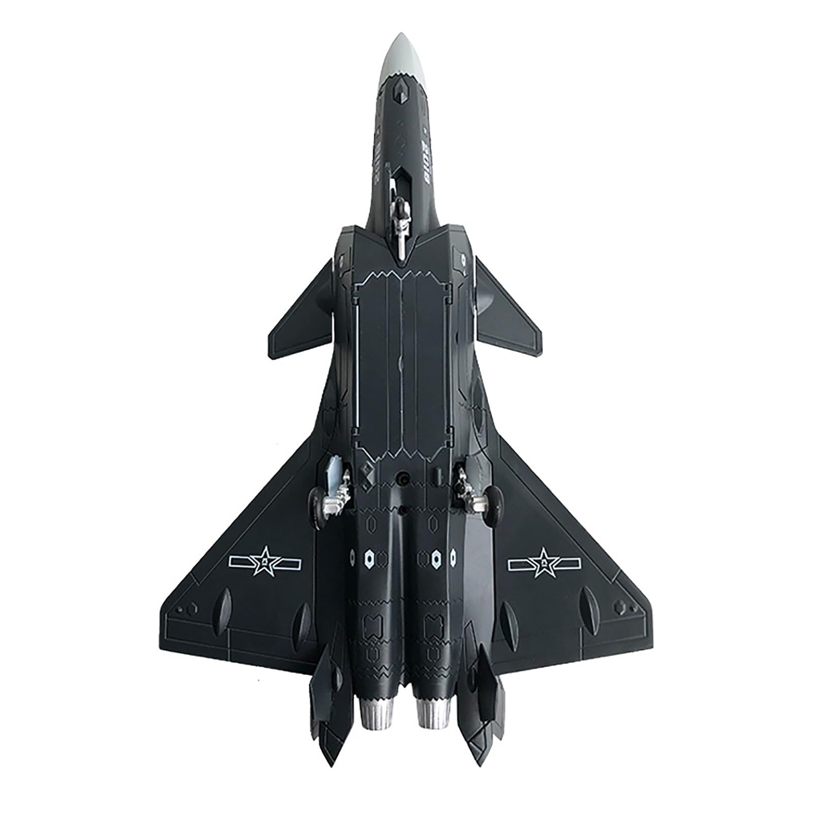 1/72 Skala 1/72 Metal Samolot Modelowy Zestawy Ze Wsparciem, Samolot Wojskowy J-20, Replika Samolot Atak Reakcja, Prekonstruowane ozdoby lotnicze dla upamiętnienia, zbierać prezenty