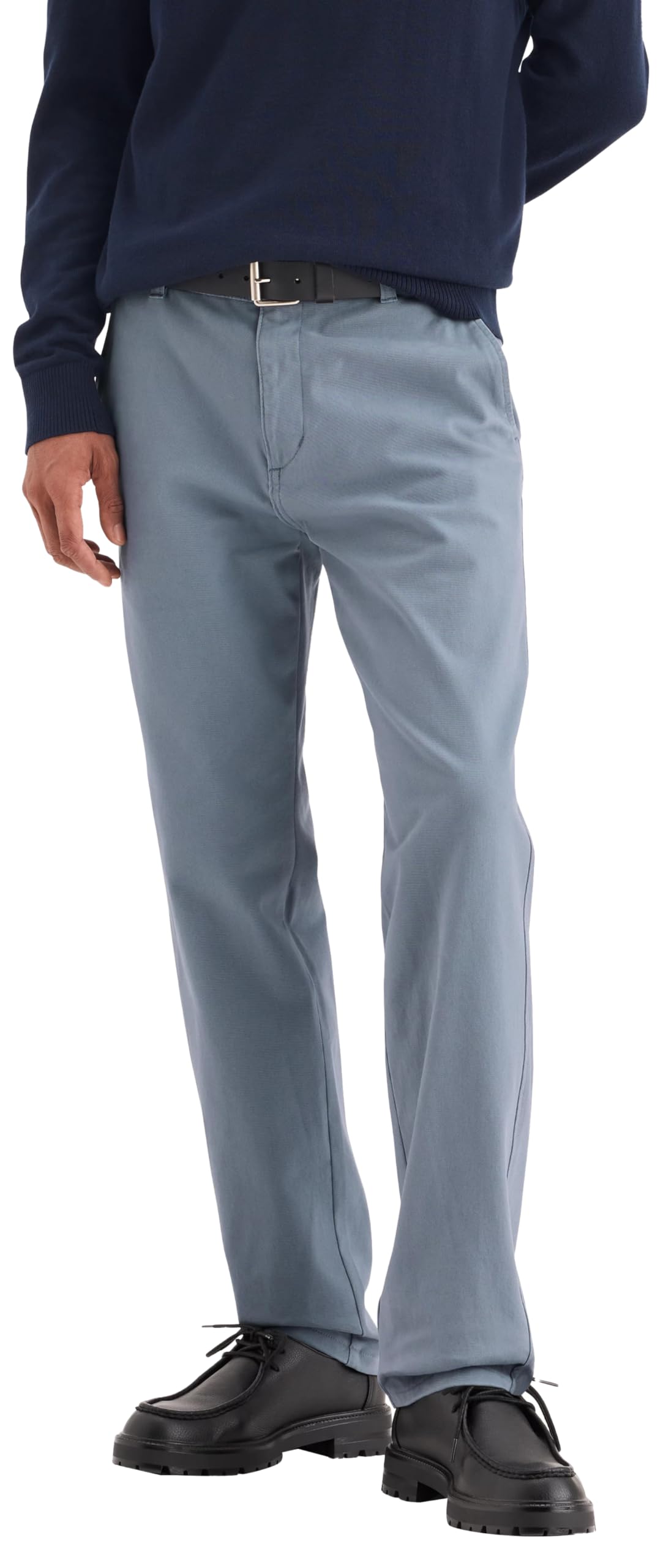 Dockers Men's Pants Ultimate 360 Chino Slim, Folkstone Gray, 33 W/34 L