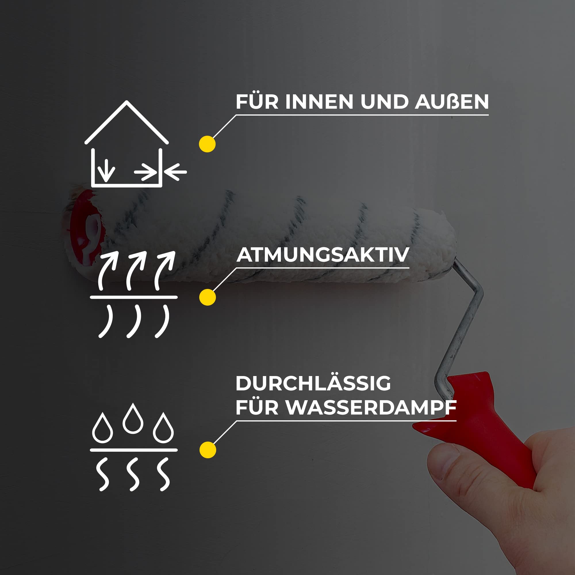 Isolbau 40 L Tiefengrund Konzentrat 1:4 - Verdünnbarer Acryl-Grund für Innen & Außen - Grundierung für Beton, Putz, Gips uvm