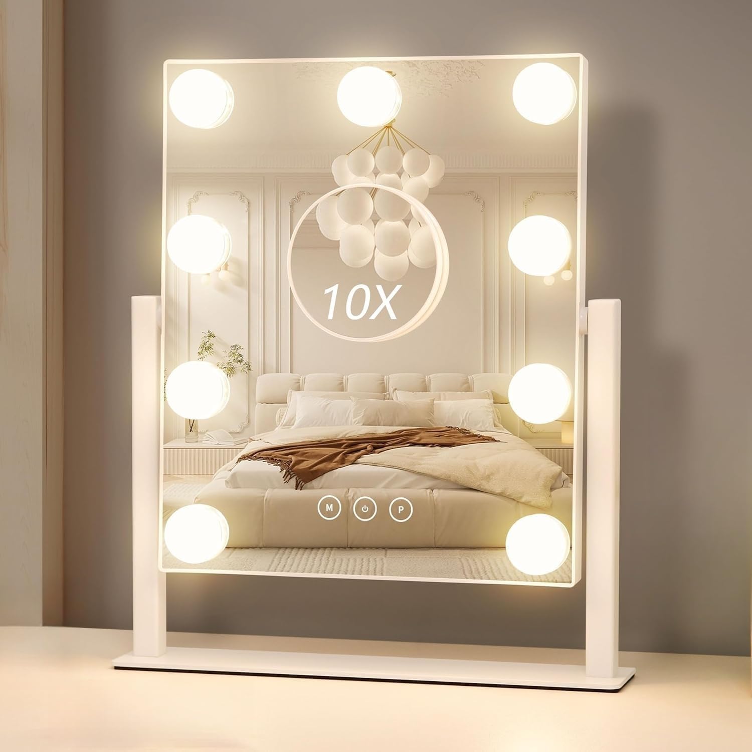 美品】BESTOPE 化粧鏡 女優ミラー 壁掛け/卓上両用 BESTOPE ハリウッド