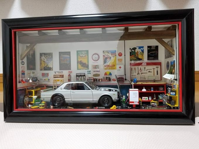 Amazon 精巧ジオラマ 1 18 ニッサン Kpgc10 スカイライン Gt R Kyosho 京商 ハコスカ ガレージライフ おもちゃ おもちゃ