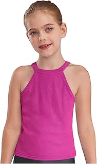 Chaleco para Niñas Camiseta Interior De Algodón Sujetador Deportivo Chaleco Sólido Ropa Casual Verano