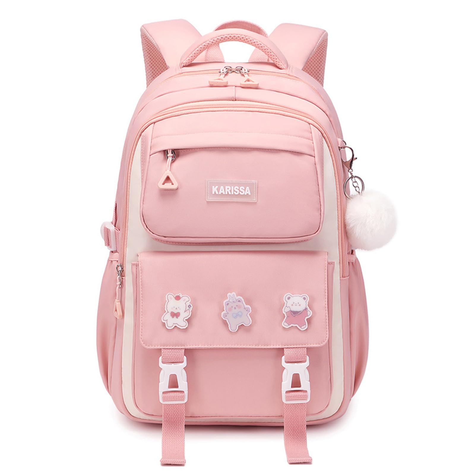 Kids Cute Backpack Set for School, 5PCS Kwaii School Bag Large-capacity, Girls Boys Back to School Book Bag Backpack for Teen