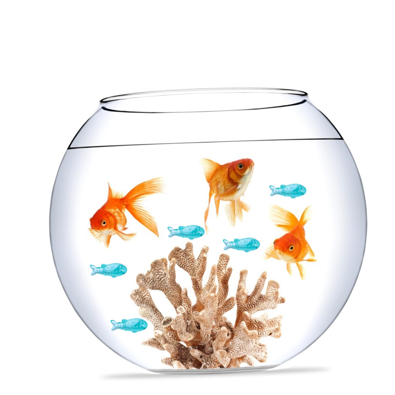 Housoutil 150piezas Adornos De Acuario De Ballena De Decoración De Paisaje para Peceras Mini Ornamentos De Accesorios para Acuarios De Agua Dulce y Salada
