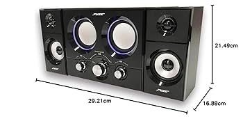 音楽付きスピーカー Amazon.co.jp: FUZE 2.1ch アンプ内蔵 Bluetooth スピーカー