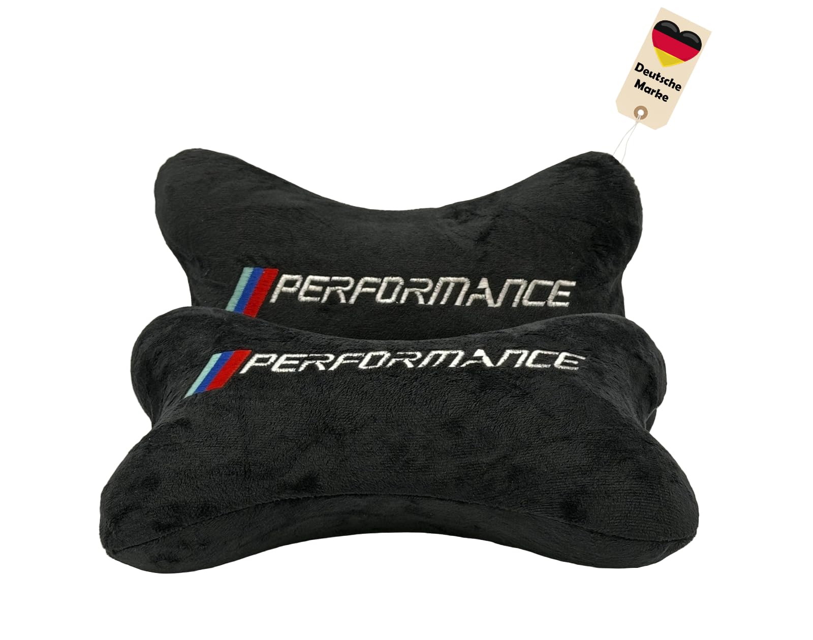 FS 2X Auto Nackenkissen – Ergonomische Nackenstütze für Kopfstütze – Verstellbares Kopfkissen – Komfort Auto Zubehör für Lange Fahrten – Universell passend – sportlich & hochwertig - 2 Stück