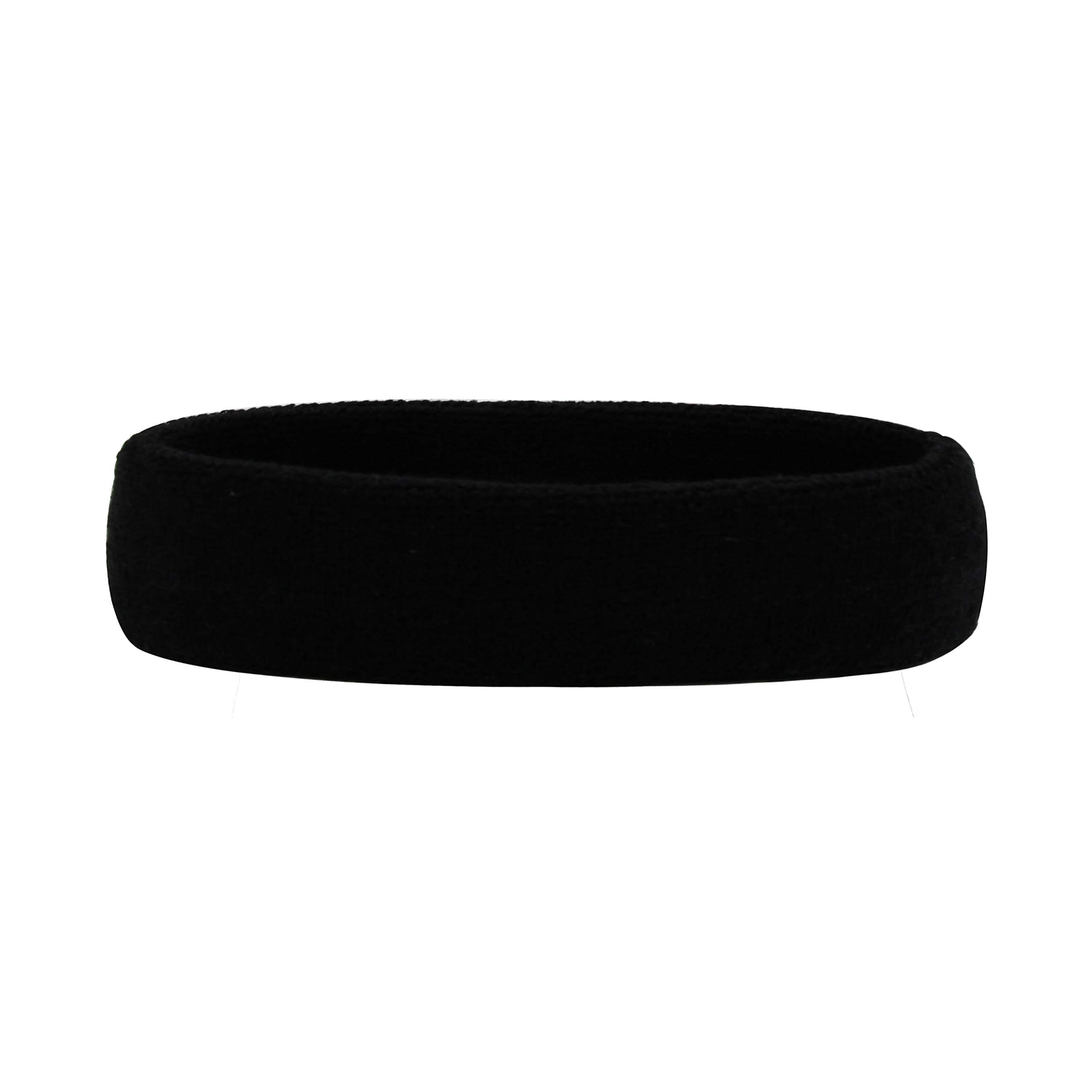 Hanerdun sports headband, women men sweatbands, cotton terry, for running, biking, jogging, tennis, football