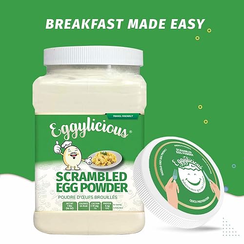 Miniatura 6 de Eggylicious Mezcla de huevos revueltos  Hecho con huevos enteros sin hormonas ni proteínas  Desayuno fácil y delicioso  Ideal para