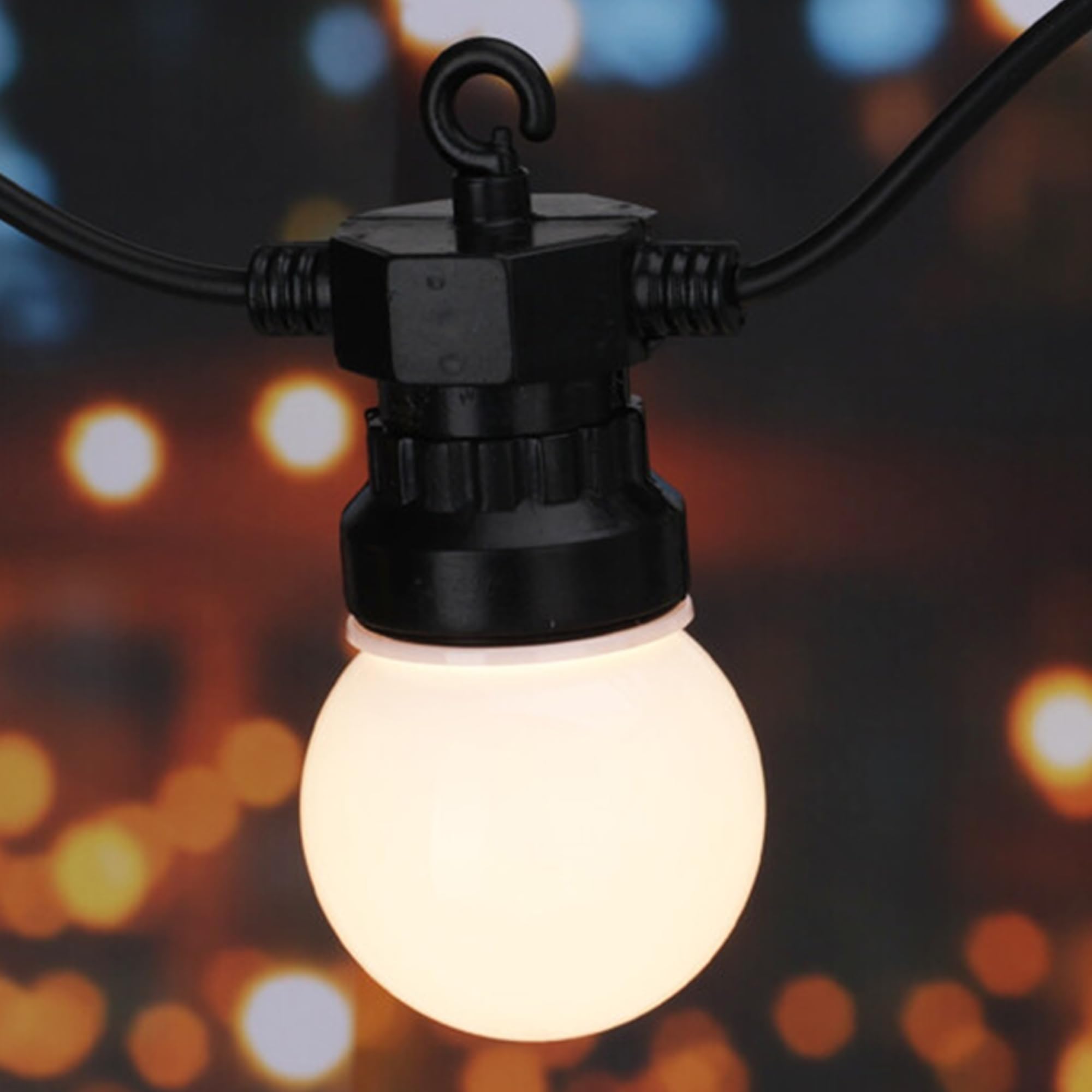 Guirlande lumineuse LED blanche chaude pour intérieur - Design moderne et élégant, câble de 5 m avec minuterie incluse