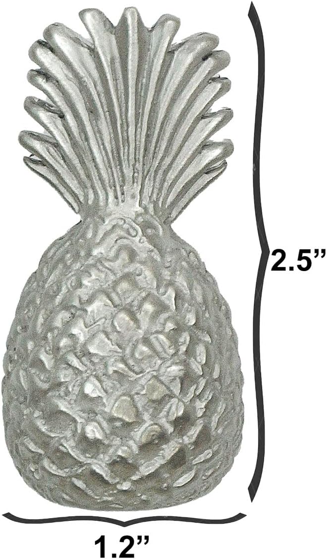 Costello Coastal Knobs- Pineapple Cabinet Knob (Small) | Artist Pewter Hardware Collection | Kitchen, Bedroom, Living Room, Bathroom Cabinets and Drawers Hardware