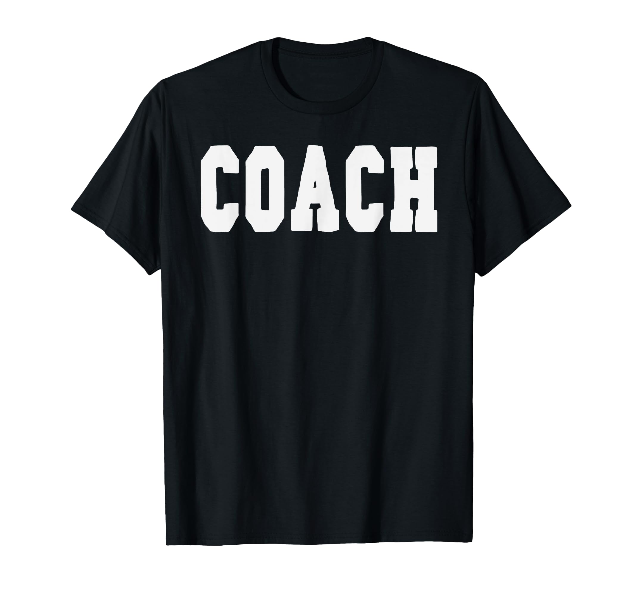 Coach Bold Lettering Halloween Costume Dress Up T-Shirt