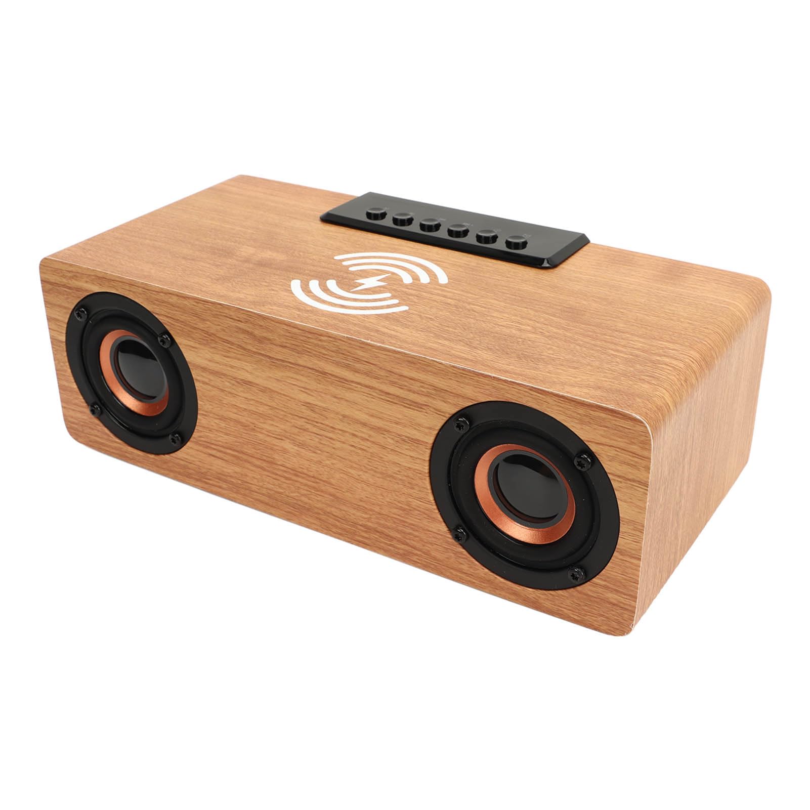 Despertador de Madera del Presidente de Bluetooth con la Radio de FM para el Dormitorio Casero, Componentes Electrónicos Plásticos