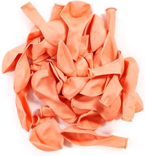 Vista 18 de Globos rosa pastel de 12 pulgadas, 50 globos de látex para fiesta, baby shower, globos de helio, globos de cumpleaños rosa