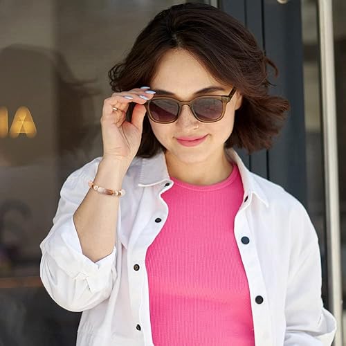 Miniatura 5 de Beadthoven - 110 cuentas de bambú de tubo curvo grueso de acrílico opaco con diamantes de imitación de hierro, 20 espaciadores de disco de latón,