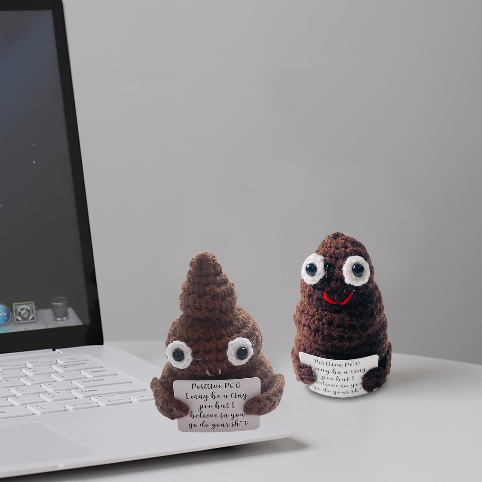 Décoration De Chambre à Coucher De Pomme De Terre Mignonne Positive, Mini Ornement En Peluche Fait à La Main, Poupée En Fil De Laine à Tricoter, Cadeaux D'anniversaire, Décorations De Chambre