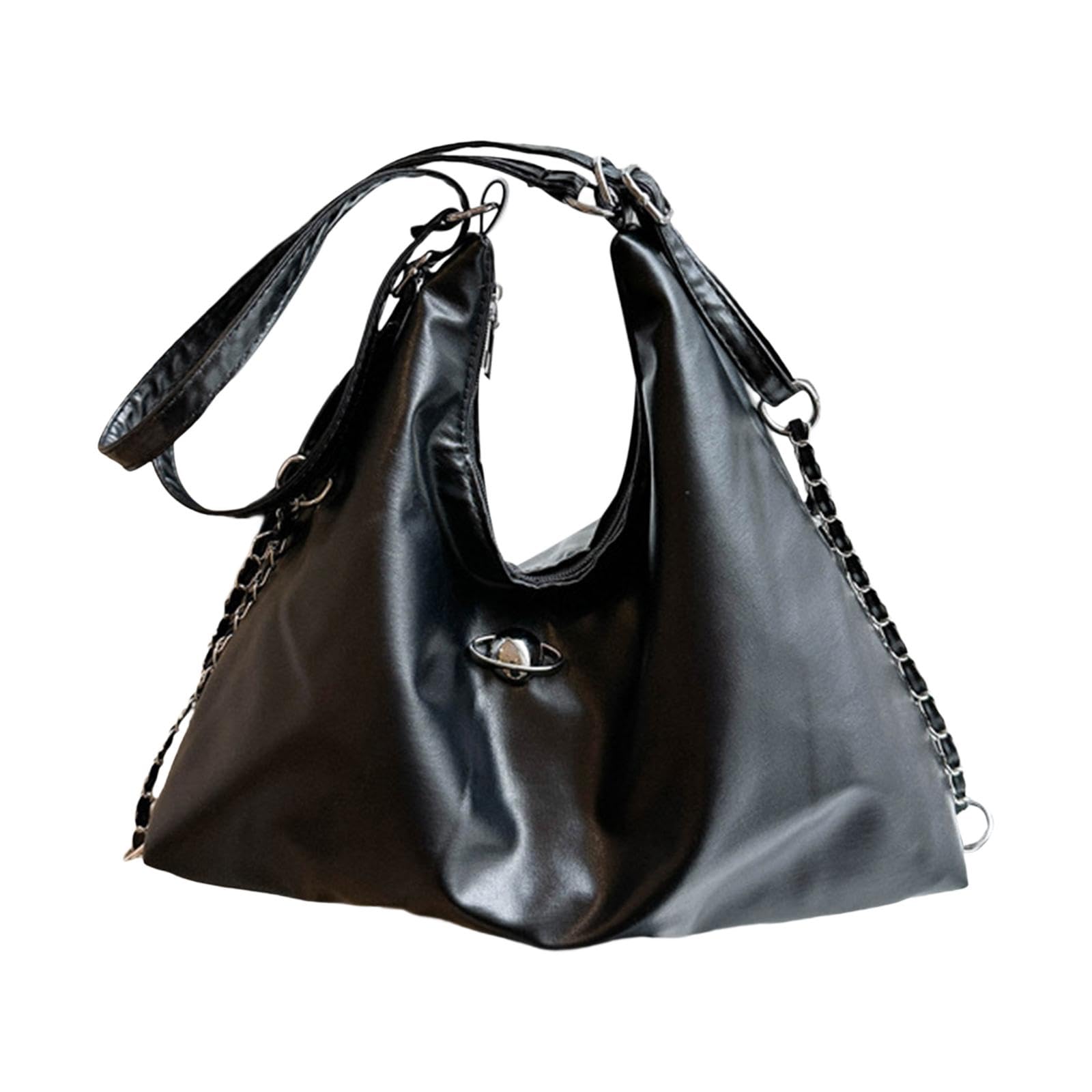 Women Shoulder Bag Rucksack Fashion Cross Bag for Business Work Birthday Black-image-44