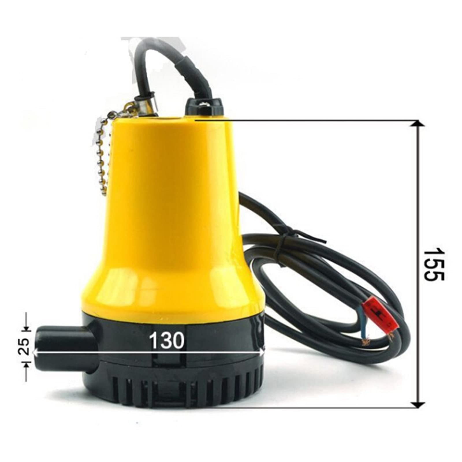 Piccola pompa sommergibile regolabile BL-2512 Pompa sommergibile 1 2V/24V Pompa della pompa a bombole in miniatura sommergibile pompa della pompa elettrica drenaggio pompa pompa 70w ( Size : 12V )