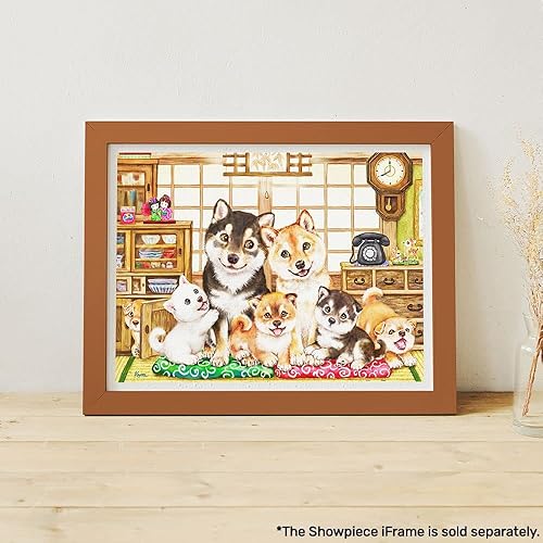 Miniatura 2 de Pintoo Rompecabezas de 1200 piezas para adultos, Kayomi, familia Shiba, hermoso rompecabezas de plástico para decoración del hogar, cero polvo,