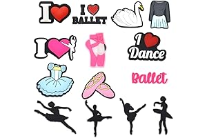 Crocs Shoe Charms - Dancing Ballet Shoes