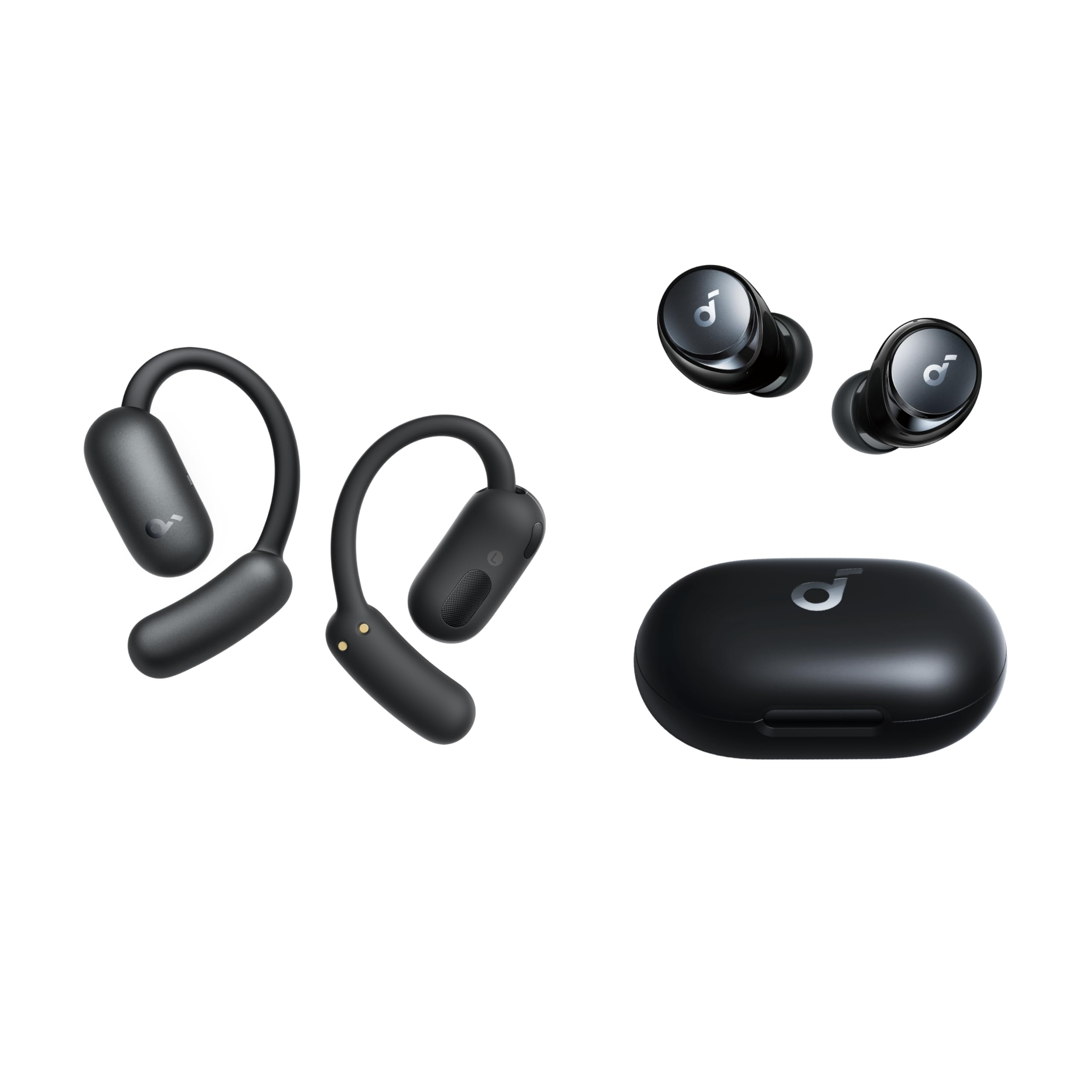 soundcore AeroFit 2 ブラック Soundcore by Anker AeroFit 2 Open Ear Headphones with