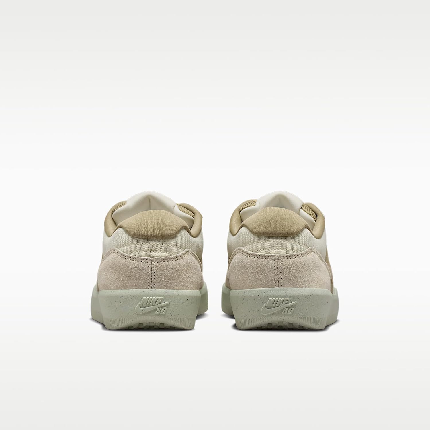 Nike SB Force 58 Skate Shoes (Coconut Milk/Neutral Olive/University Red/Linen)