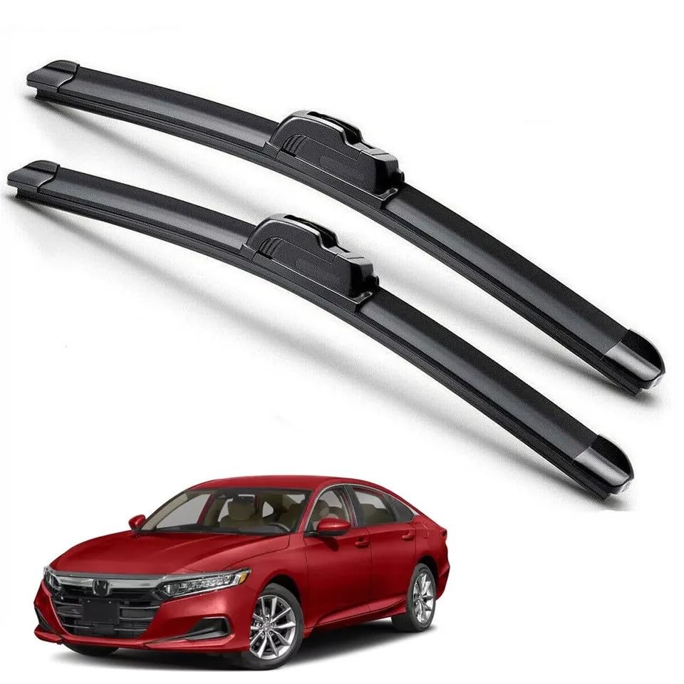 Windshield Wiper Blades - 26"+16" Front Window Wiper - Compatible with HONDA Accord 2018-2022, CR-V 2012-2016 - Factory Aftermarket
