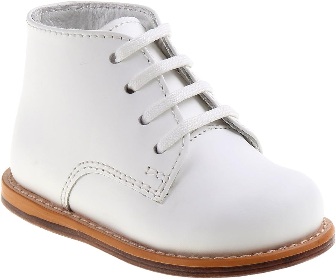 Unisex Josmo, Leather Walking Shoe - Infant & Toddler White 2 3W