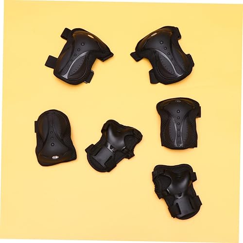 Miniatura 7 de CLISPEED 1 juego de muñequeras para niños, casco de patinaje para niños, almohadillas de patinaje sobre ruedas, rodillera, codo, equipo de