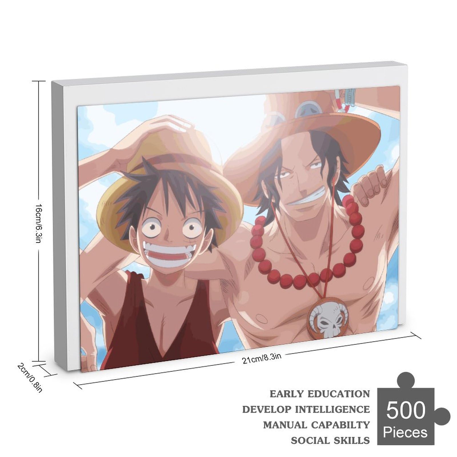 Amazon.co.jp: ONE PIECE ジグソーパズル 500 PCS Hzw104- ポートガス