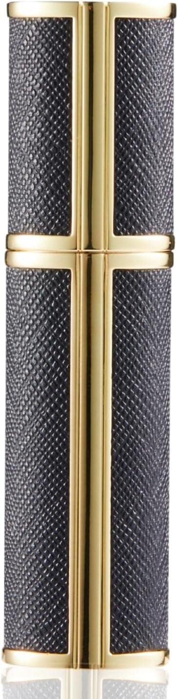 Navulbare parfumverstuiver, mini-parfumverstuiver voor onderweg, lege spuitfles voor parfum, handtas, parfumflessen voor op reis, 5 ml (JB-zwart)