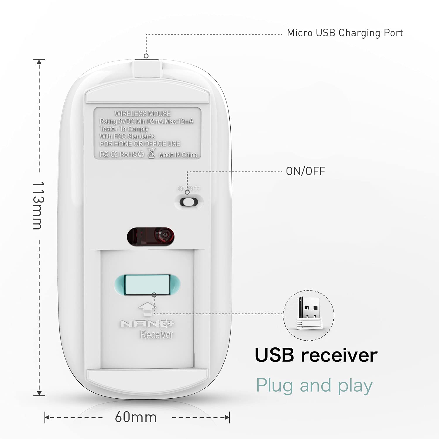 Logitech Design Collection Wireless Mouse Optical Wireless Radio Frequency 2.40