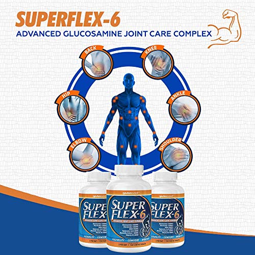 SUPERFLEX-6 - Hoch entwickeltes Supplement für die Gelenke (Glucosamin ...