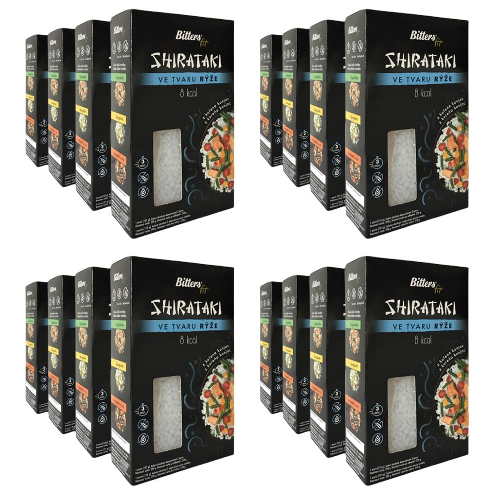Bitters Shirataki di Konjac Pasta - Riso - 16x390g (senza liquido 16x250g)