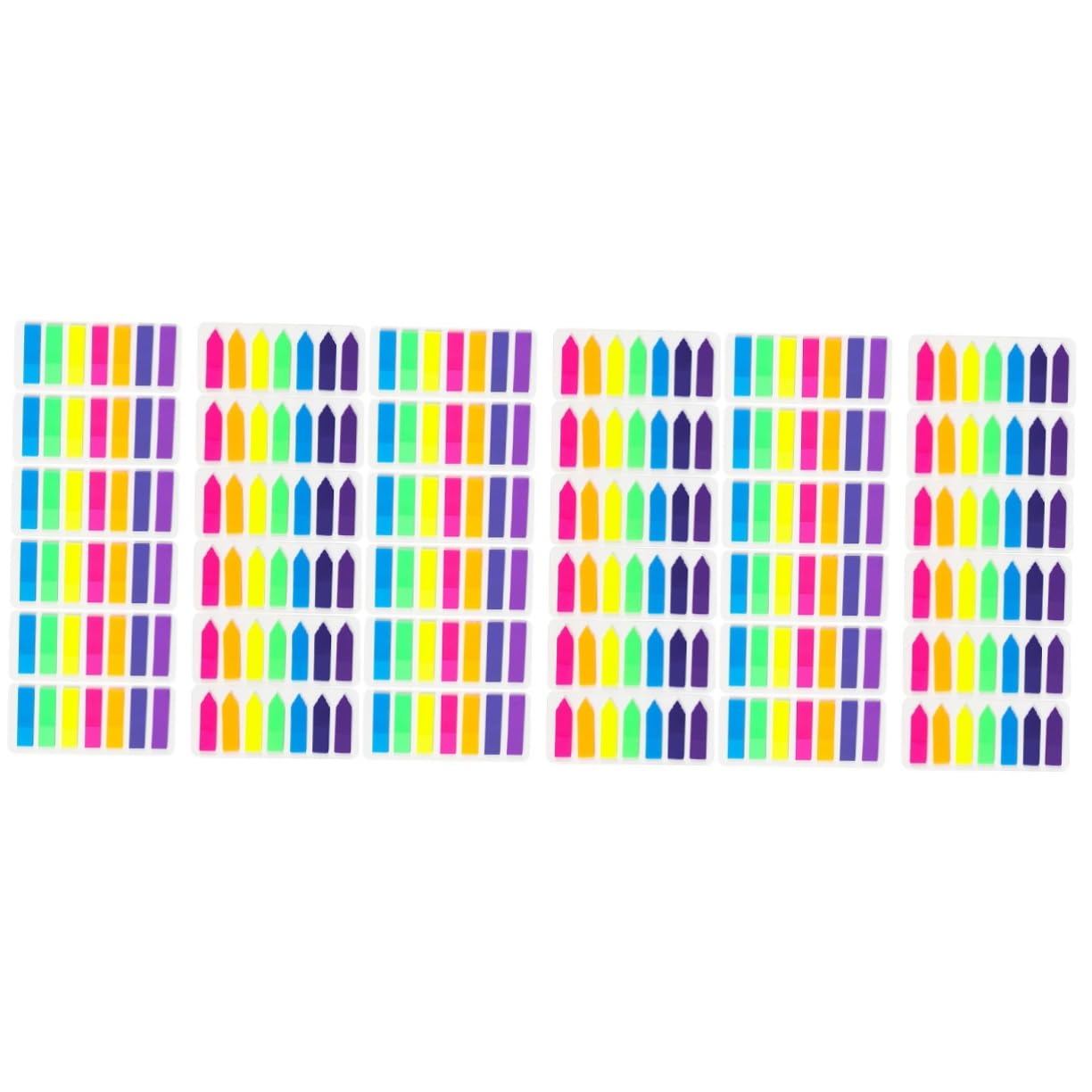 HOMSFOU 36 Juegos De Pestañas De Índice De Página Kit De Suministros Para Para Anotaciones Papelería Adhesiva Marcadores Fluorescentes Marcadores De Página De Libro Pegatinas