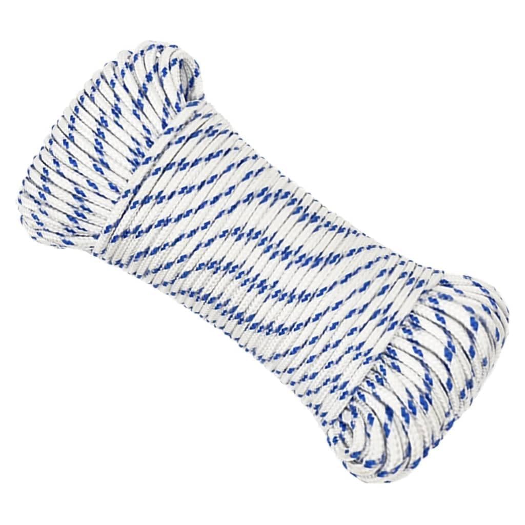 Cuerda Trenzada de la línea Outdoor, Cuerda for Barcos Polipropileno 240kg Resistente a roturas Multicolor Trenzado de Varios tamaños(Yellow/100m,18 mm)