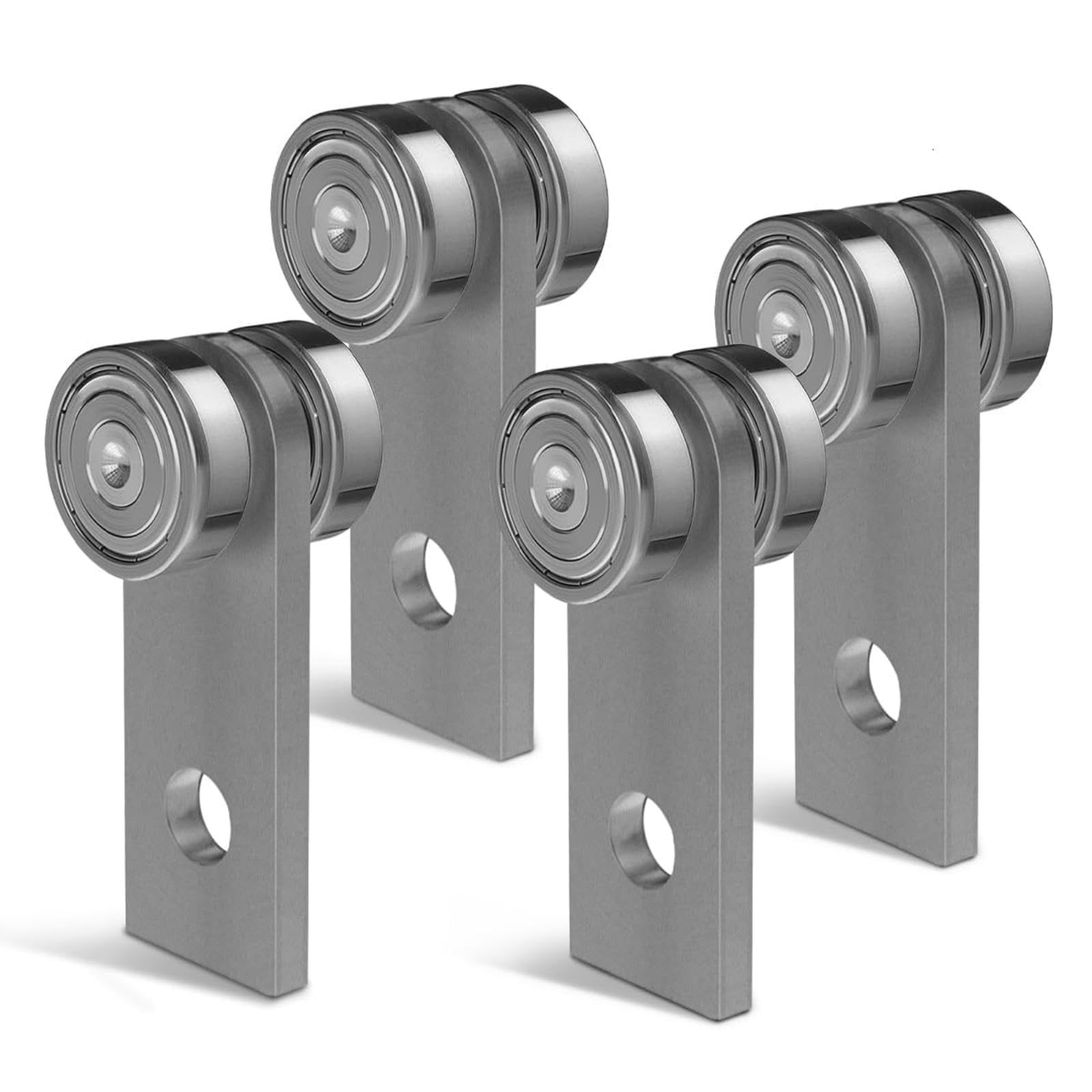 Lot de 10 rouleaux d'assemblage de chariot à 2 roues pour 4,8 cm de large et tous les canaux de jambe de force de 4,8 cm ou plus