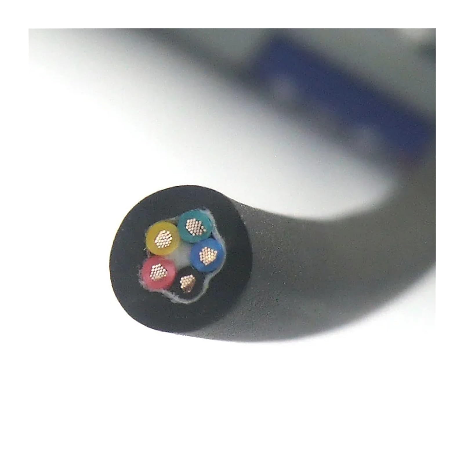 Elastyczny przewód sterujący 100M, 5-rdzeniowy, cynowana czysta miedź | 0,14/0,2/0,3 mm², 22/24/26AWG(5 C 0.14mm2(26AWG))