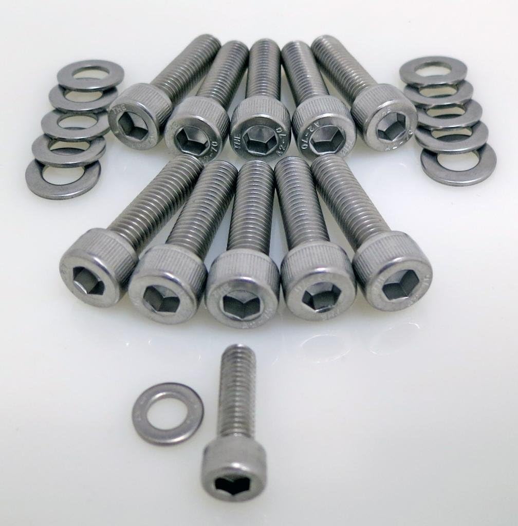 Scram Speed LSX105 GM LS Engine Stainless Timing Cover Bolt Set